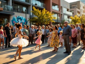 Ballet Arizona's community engagement activities showcasing local participation.