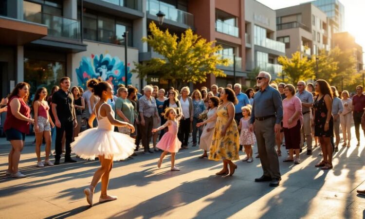 Ballet Arizona's community engagement activities showcasing local participation.